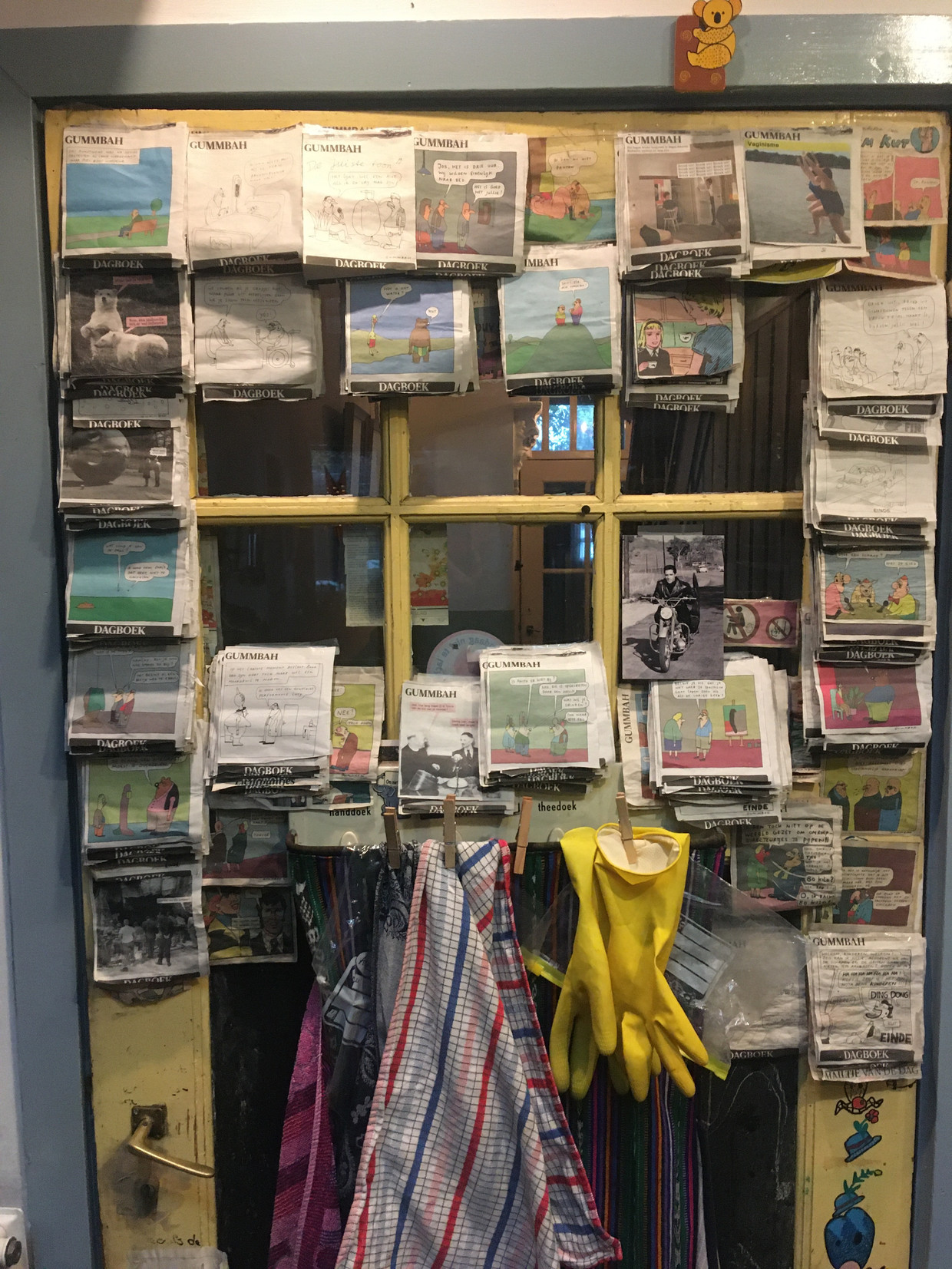 De keukendeur van Winfried Kramer. Beeld Winfried Kramer