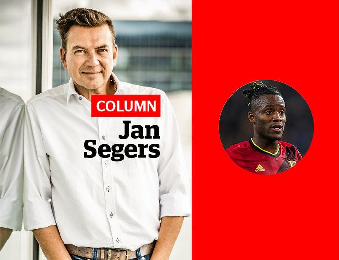 Jan Segers en voetballer Michy Batshuayi.