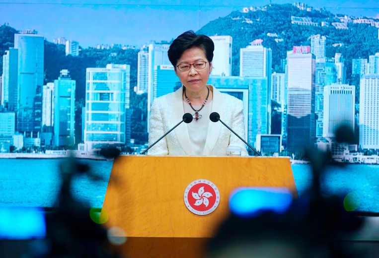 Carrie Lam, amministratore delegato di Hong Kong, è la legge 