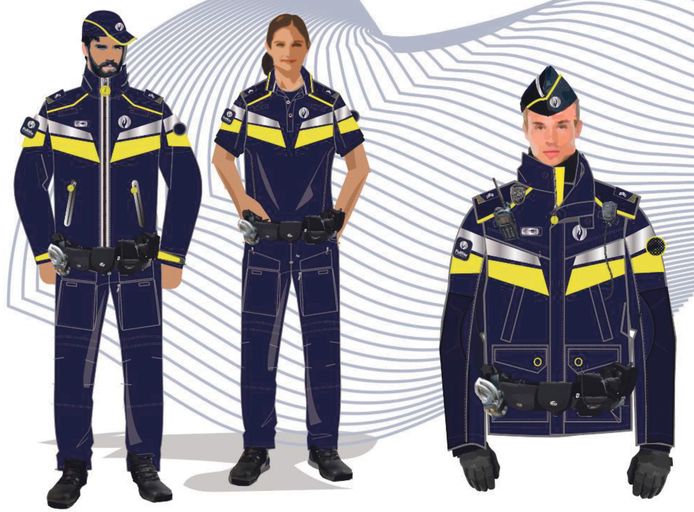 Geel, geel en nog eens geel. In het nieuwe uniform is niet naast de gele en reflecterende vlakken te kijken.