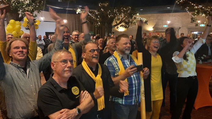 Winst en vreugde bij Doe Mee! Molenlanden. De partij won een zetel en kwam uit op 8.