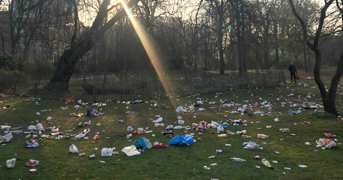 Gent è stufo dei rifiuti nel parco e non li pulirà più: “Spero che ti apra gli occhi” |  All’estero