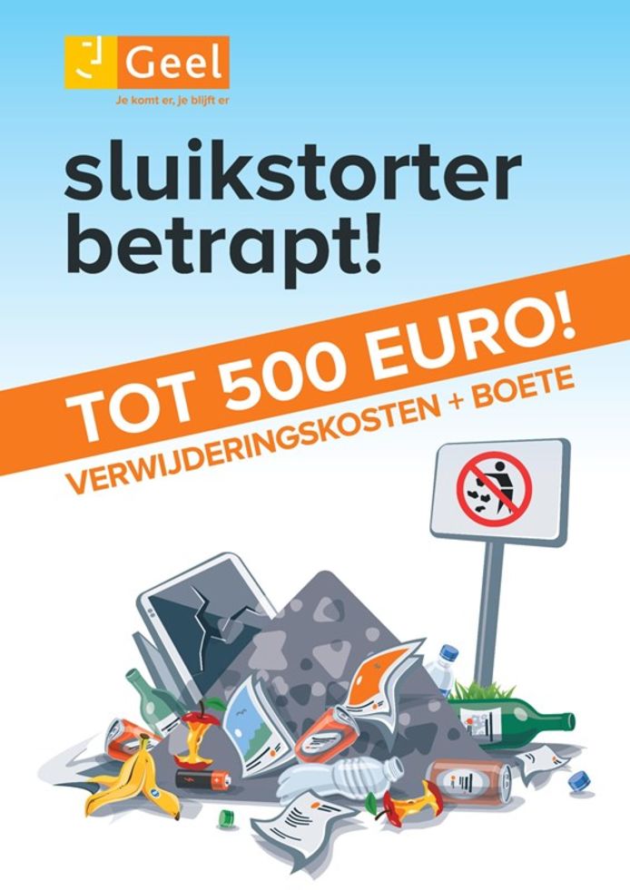 Sluikstort opgemerkt? Meld dit aan de stad Geel hln.be