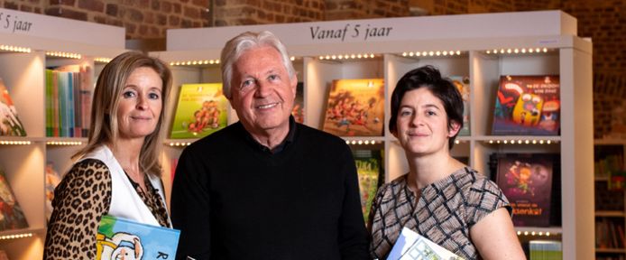 Oprichter Philippe Werck leidt uitgeverij Clavis samen met zijn dochters Sigrid en Kristien.