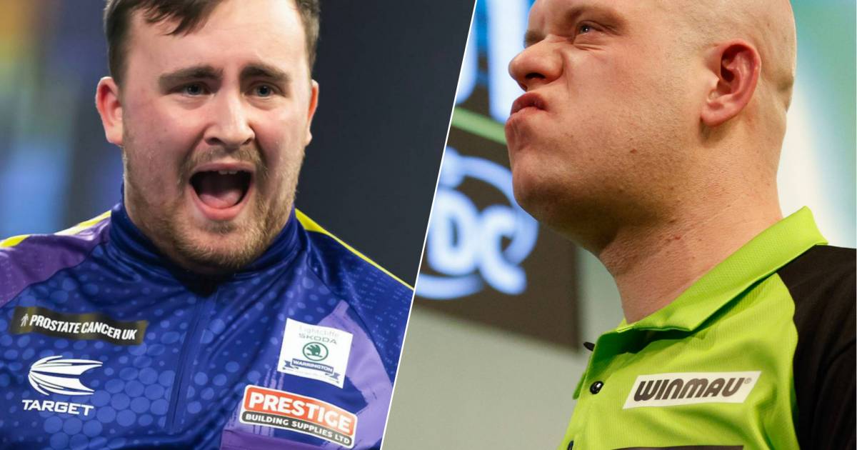 Michael van Gerwen buigt in finale voor Luke Littler (16) in Bahrein, WKsensatie gooit 9darter