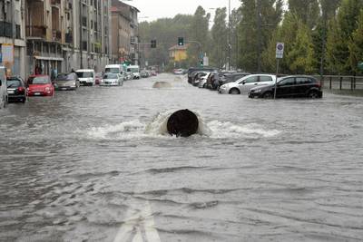 More than 1,000 people evacuated due to severe weather in northern Italy