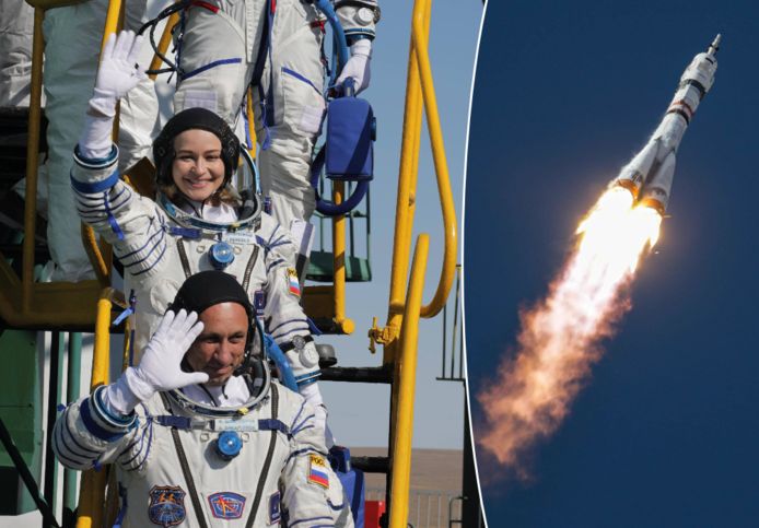 Rusland stuurt een raket met acteurs naar het ISS voor de eerste échte ruimtefilm