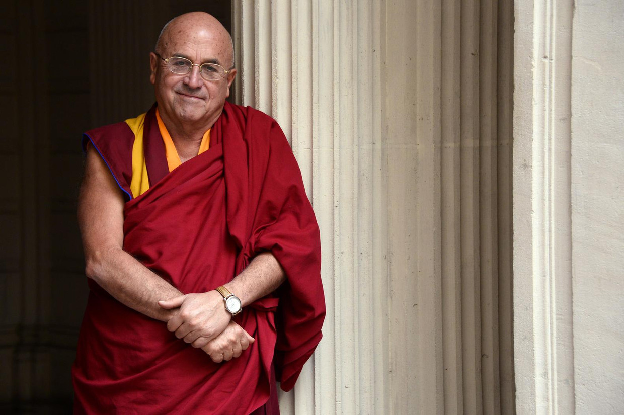 Matthieu Ricard: Frans boeddhistisch monnik, bestsellerauteur, door Amerikaanse neurowetenschappers die uitzonderlijk veel gammagolven in zijn brein waarnamen uitgeroepen tot 'gelukkigste man ter wereld'. Beeld afp