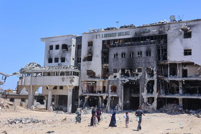 L’hôpital al-Chifa, à Gaza-City (11 juin)