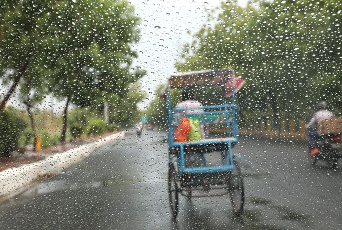 Les fortes tempêtes sont fréquentes pendant la saison de la mousson en Inde, qui va de juin à septembre.