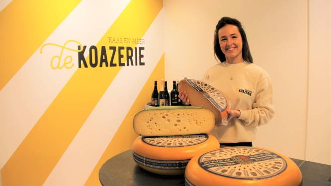 Julie (25) opent De Koazerie op de Markt van Meulebeke: “Voormalig bankkantoor omgebouwd tot kaaswinkel”
