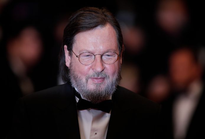 De Deense regisseur Lars von Trier in Cannes.