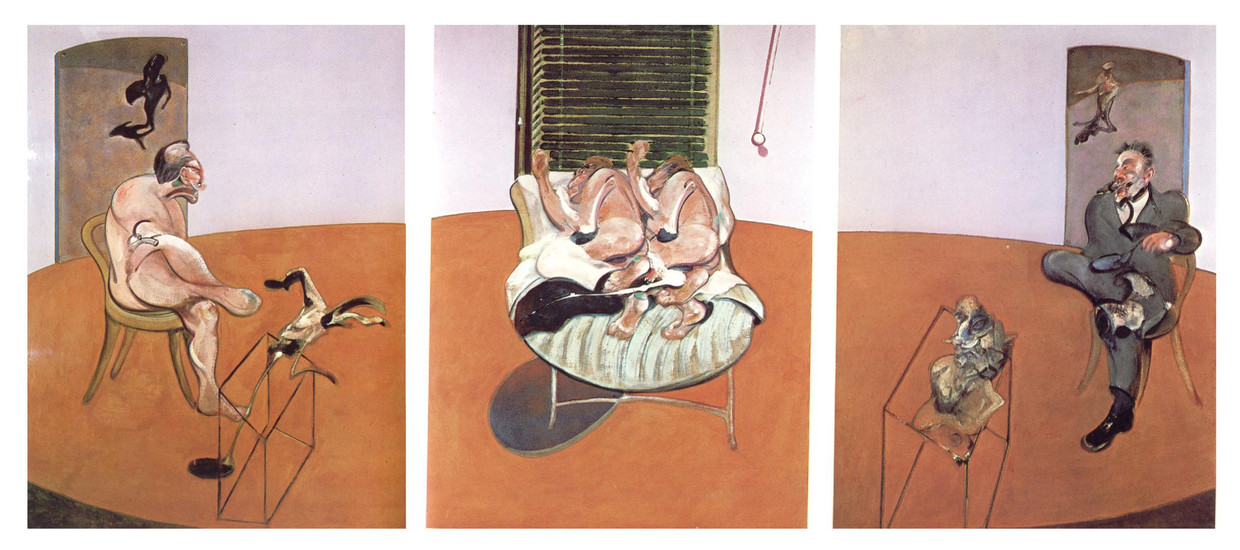Francis Bacon, Two Figures Lying on a Bed with Attendants, 1968. Beeld Coll. Tehran Museum of Contemporary Art
