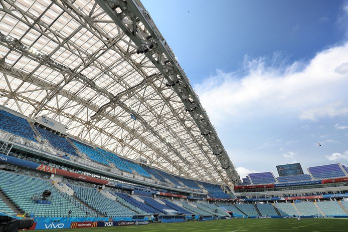 Het stadion van Sochi.