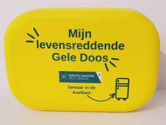 Vier lokale besturen lanceren ‘Gele Doos’: “Een noodsituatie kan zich elk moment voordoen en dan telt iedere minuut”