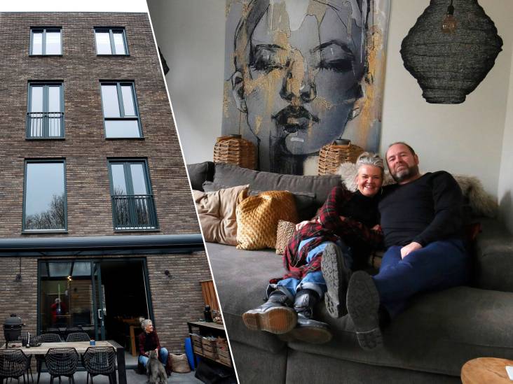 Natascha en René wonen in een gloednieuw herenhuis met vier verdiepingen: ‘Wij waren de eerste helden’
