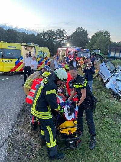 Ongeval met meerdere auto’s en gewonden: internationale oefening in Rekken ’geslaagd’