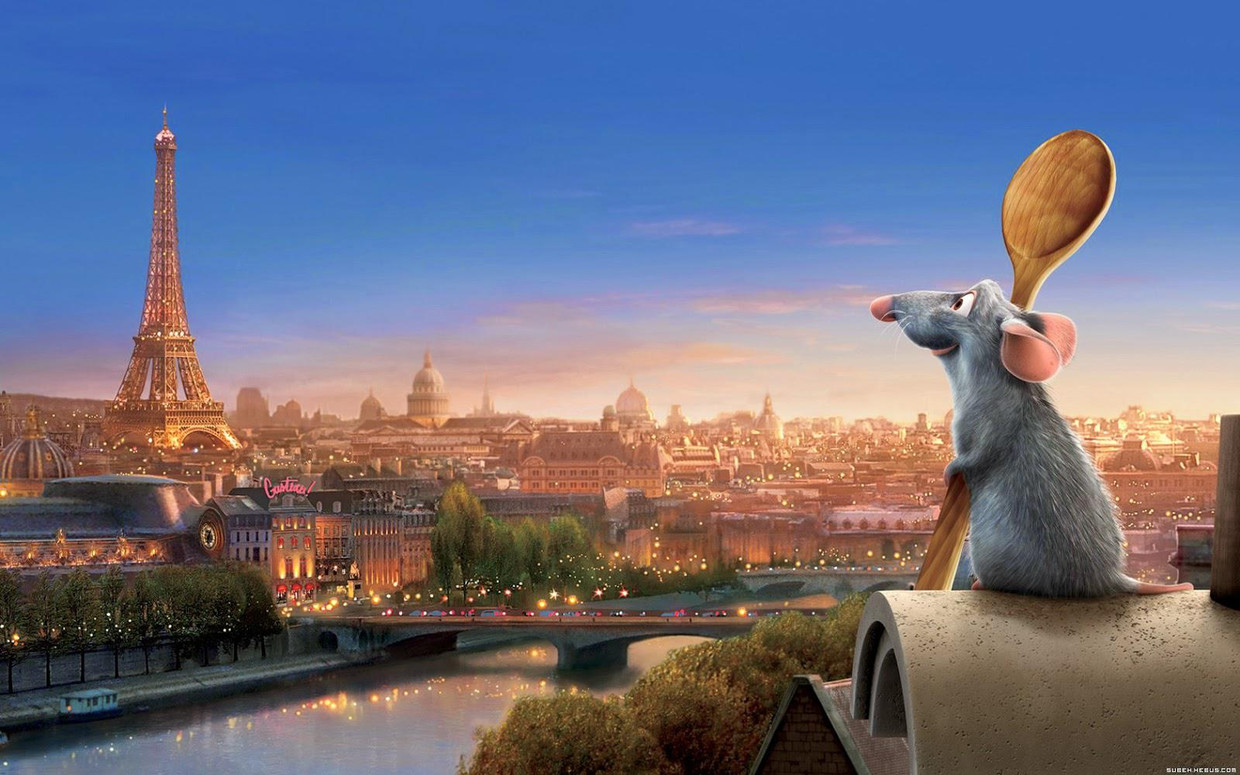 Film: Ratatouille. 'Ik vind tekenfilms zó leuk. Als ze goed zijn gemaakt, zijn ze grappig en vertederend en maken ze me heel kinderachtig'. Beeld  