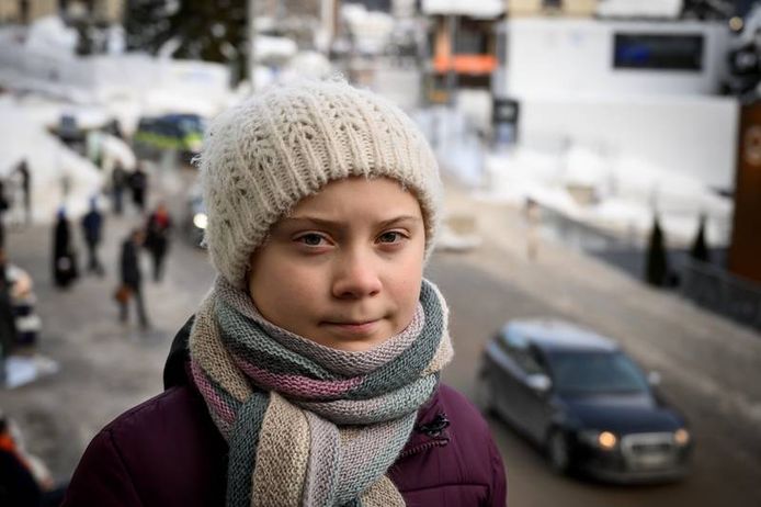 Greta Thunberg: “Ik ben blij met alle  aandacht voor het klimaat, maar het zou niet moeten draaien om mij.”