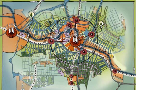 Autoluw, groen en een top-treinstation: zo ziet Alphen er in 2040 uit