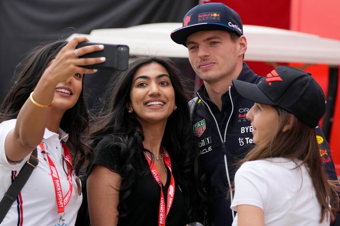 Max Verstappen vandaag op Silverstone, waar dit weekend de Grote Prijs van Groot-Brittannië op de agenda staat.