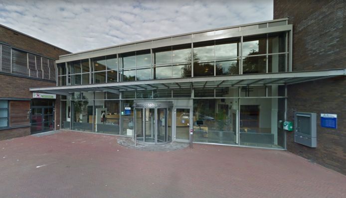 Het gemeentehuis van Aa en Hunze in Gieten