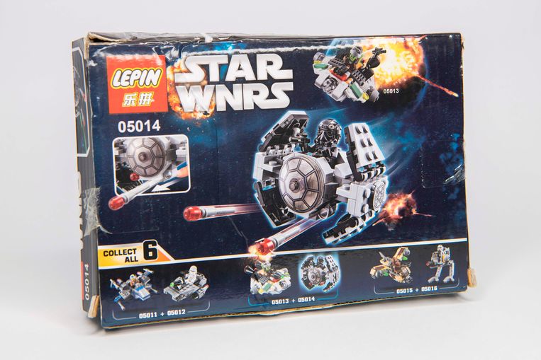 Speelgoed van Lepin is bijna niet te onderscheiden van het origineel, Lego.  Beeld AFP, Fred Dufour