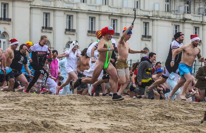 Nieuwjaarsduik Oostende