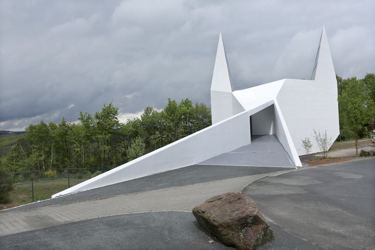 Snelwegkerk langs de Duitse A45 bij Siegen. Beeld © epd-bild / Friedrich Stark