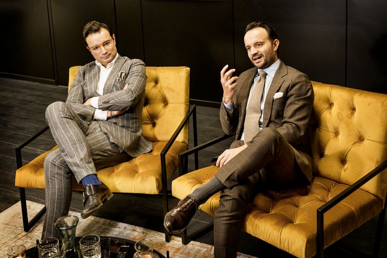 Omar en Mounir Souidi. Beeld Eric de Mildt