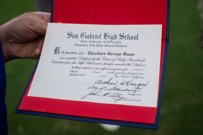 Het originele diploma