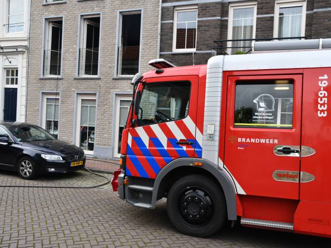 Middelbrand in appartementencomplex aan de Weststraat in Aardenburg