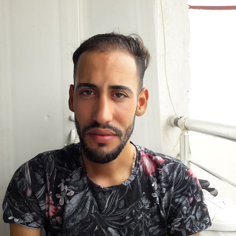 Marwen (27), migrant uit Marokko die probeert via Turkije Griekenland te bereiken. Beeld 