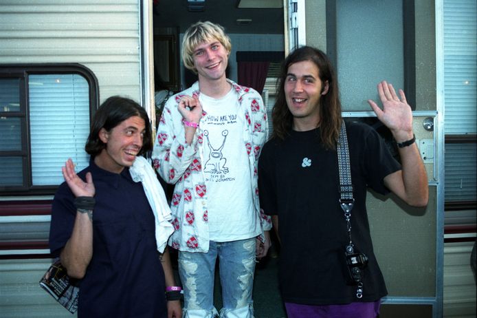 Dave Grohl, Kurt Cobain en Kirst Novoselic