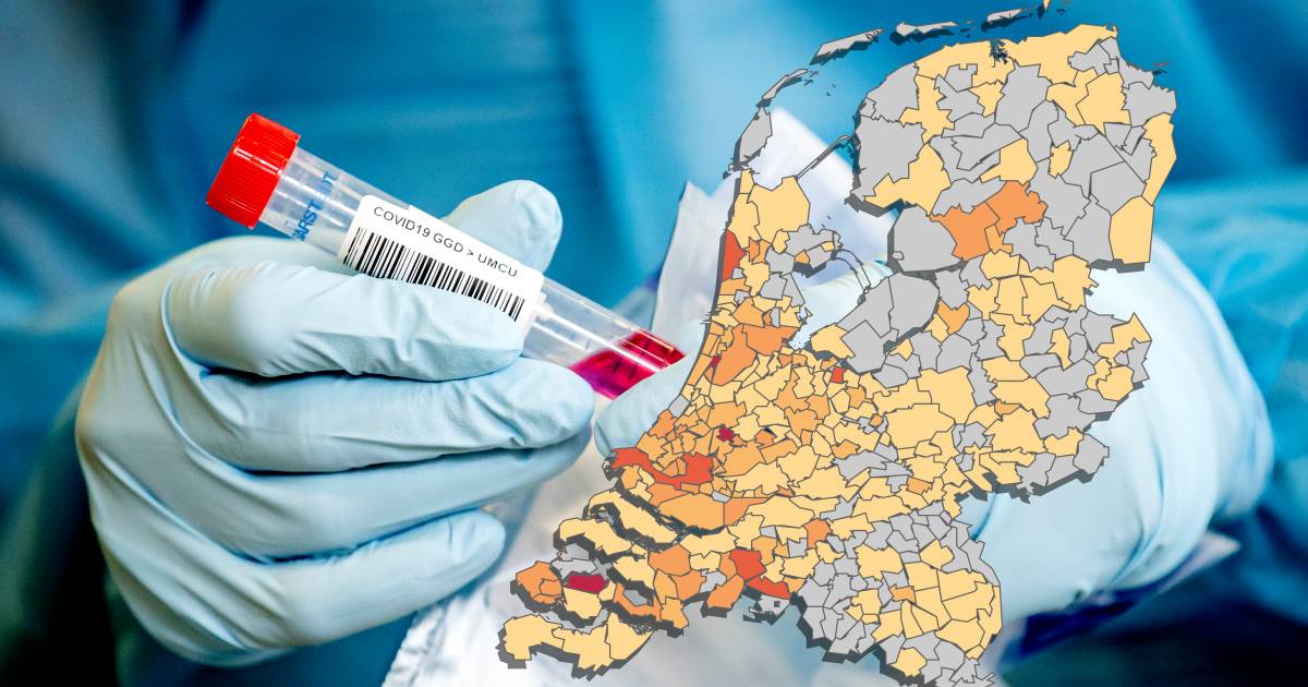 Kaart: het aantal nieuwe coronabesmettingen per gemeente in deze regio | Regio | destentor.nl