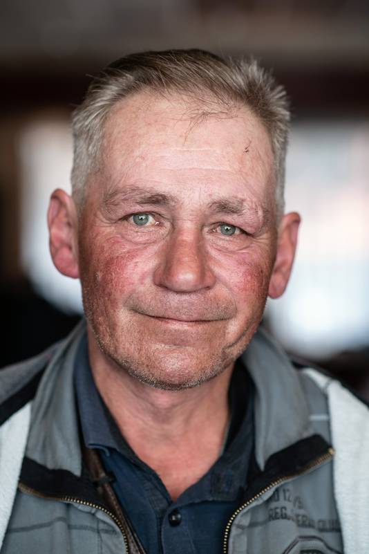 Jarek, gefotografeerd op de daklozendag in 2018.