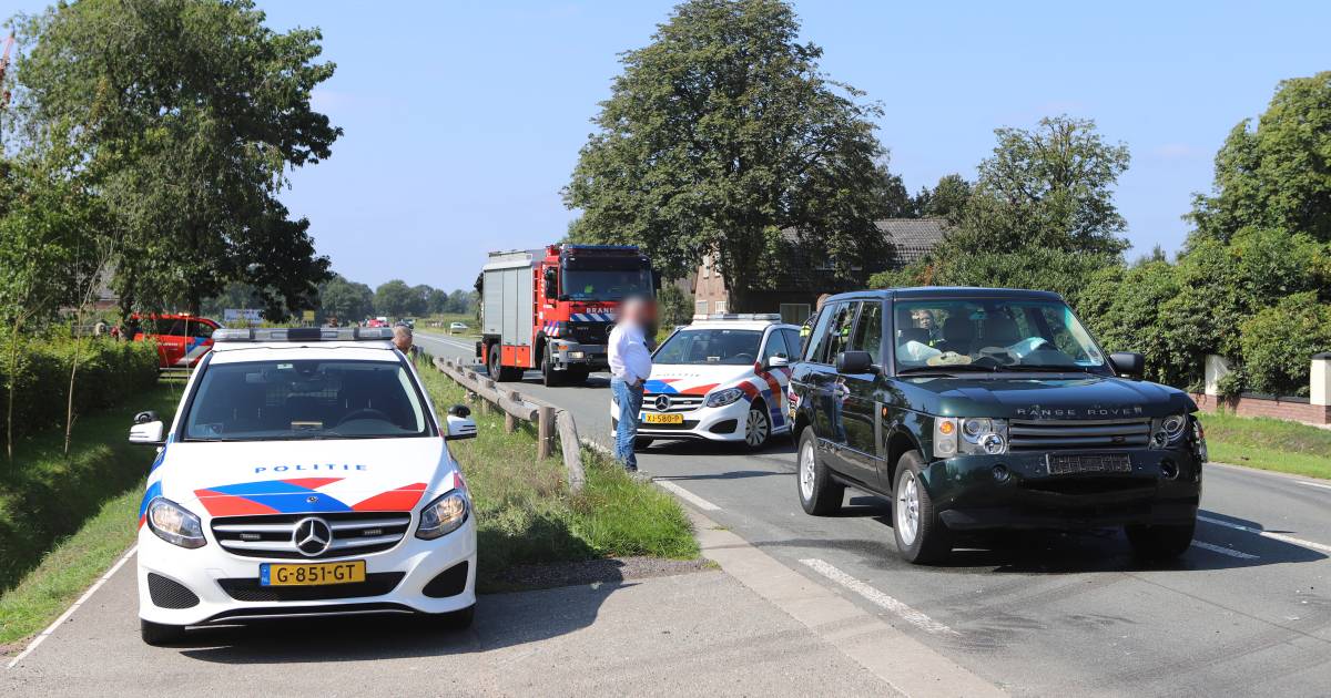 N304 bij Otterlo afgesloten voor verkeer door ongeval.