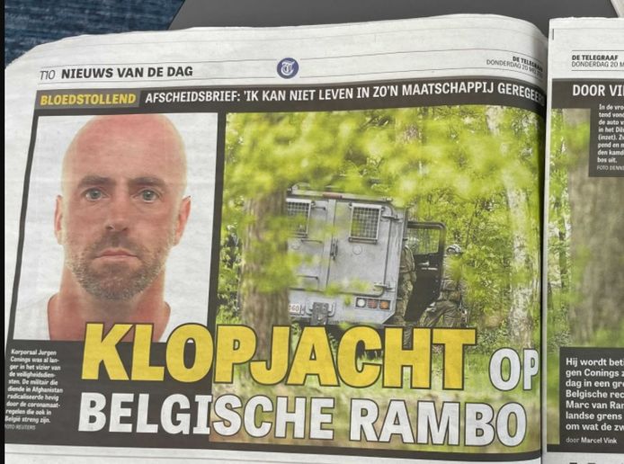 Klopjacht Op Belgische Rambo Jurgen Conings Is Wereldnieuws Binnenland Hln Be