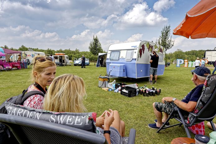 In 2019 konden vakantievierders hun caravan op Klein Oisterwijk laten pimpen.