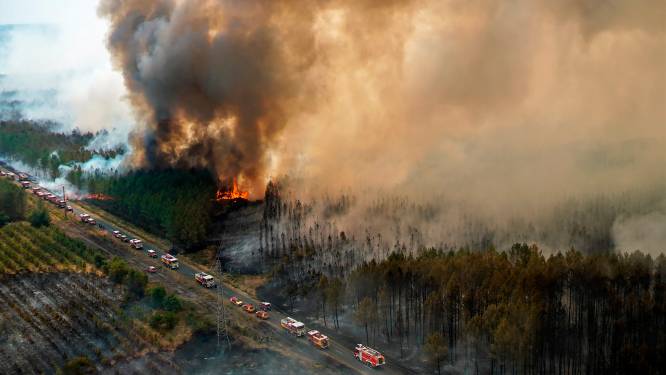 Recordzomer voor koolstofemissies door bosbranden in Frankrijk