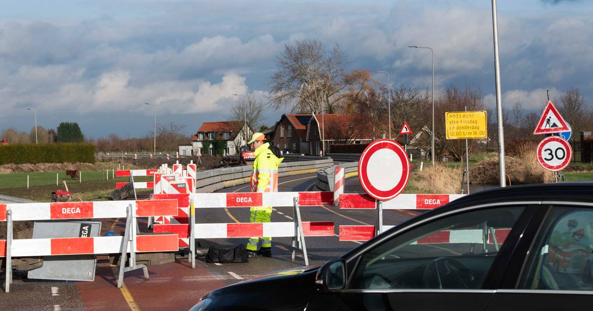 Nog een paar maanden flink omrijden: werkzaamheden aan N833 vertraagd | Culemborg