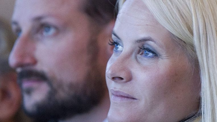 Het Noorse prinselijk paar Haakon en Mette-Marit. Beeld epa
