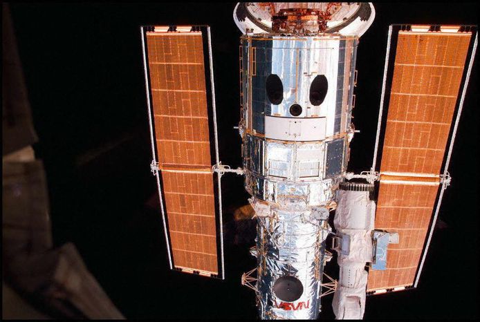 De Hubbletelescoop. Archiefbeeld uit 1997.