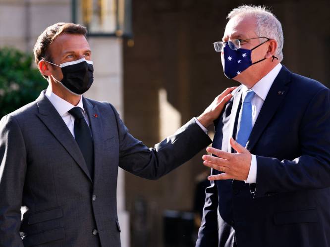 Macron: “Australië moet eerste stap zetten om vertrouwen met Frankrijk te herstellen”