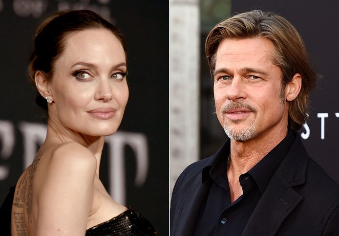 Angelina Jolie en Brad Pitt.