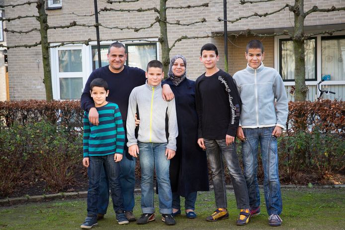 De familie Alhariri bestaat uit Syrische vluchtelingen, ze wonen nu in Etten-Leur.