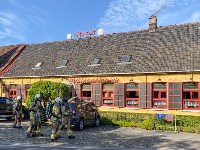 Brand in Restaurant ‘t Moriaanshoofd in Mullem