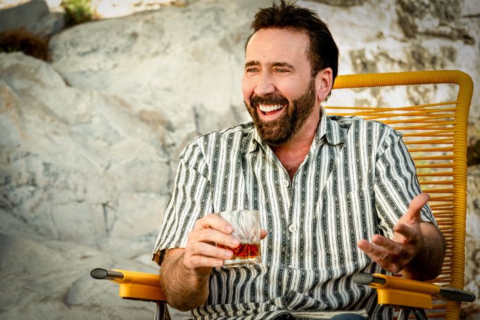 Nicolas Cage in zijn nieuwe film, 'The Unbearable Weight of Massive Talent'
