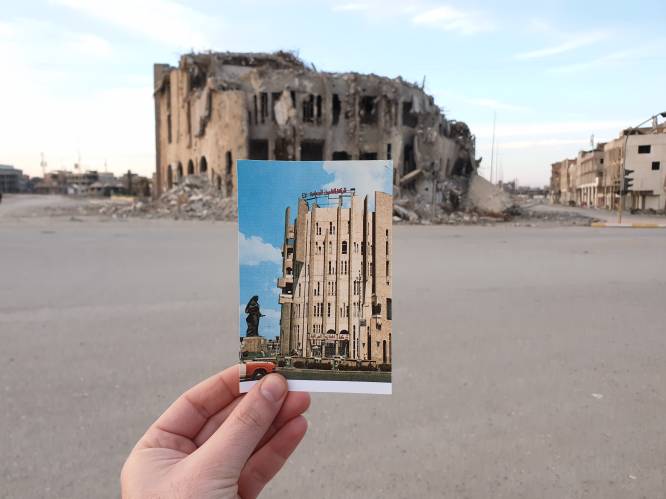 Voor en na: oude postkaarten tonen vernieling door IS