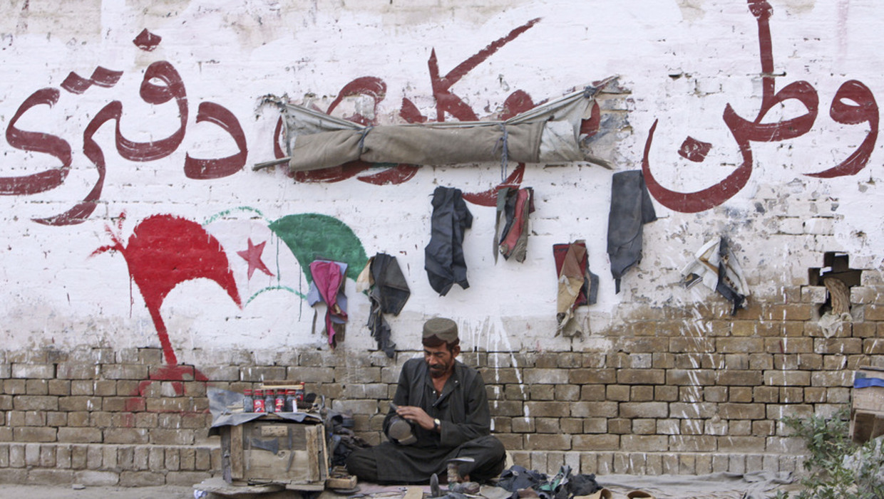 Een afghaanse vluchteling Beeld ap